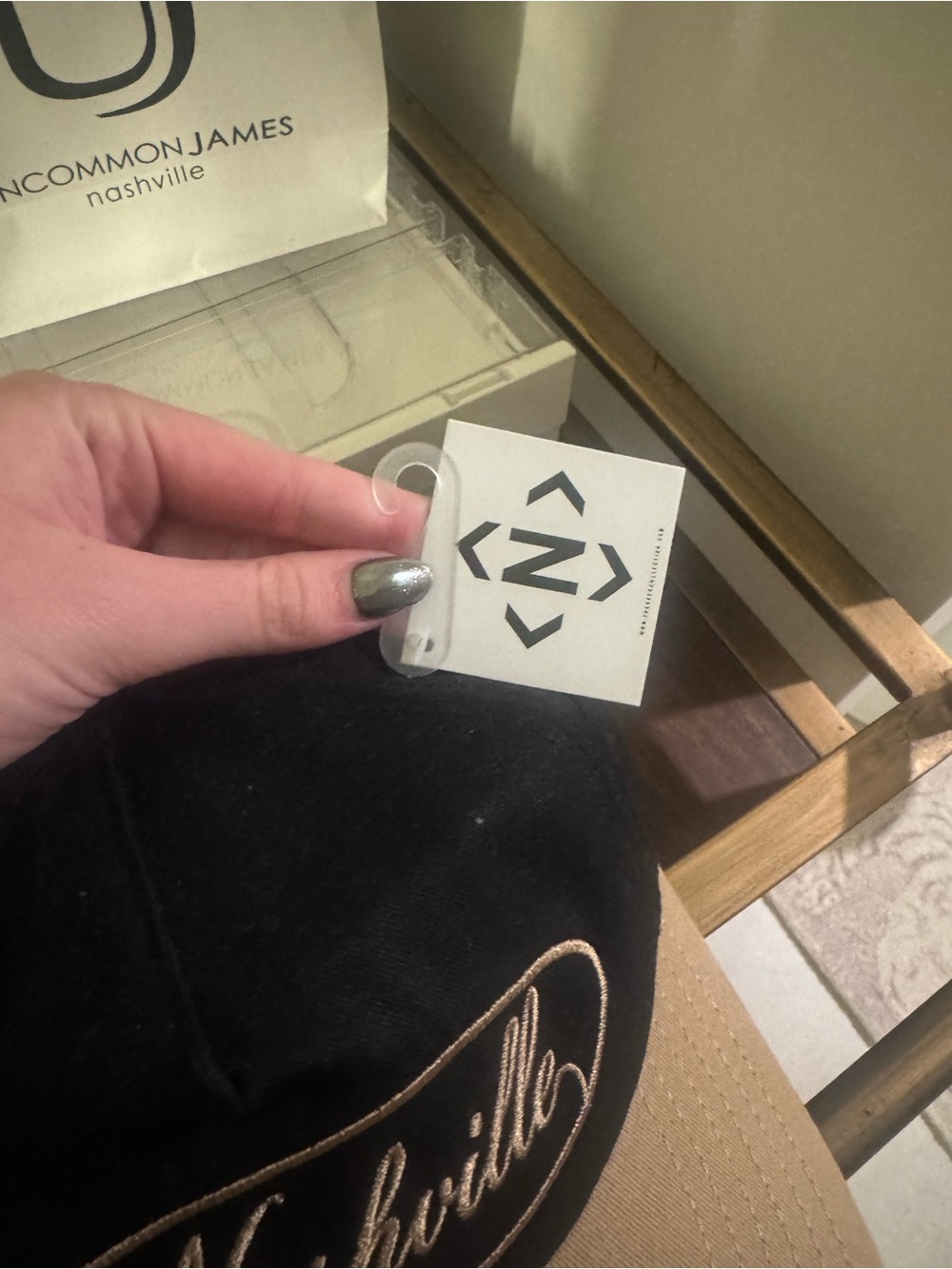 Nashville Script Two-Tone Baseball Cap - Picture 2 of 2